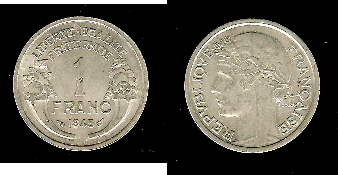 1 franc Morlon 1945 EF+